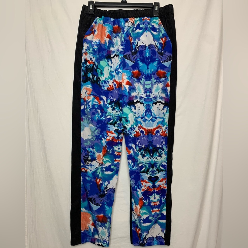 Nicole by Nicole Miller | Abstract Multicoloured Pants - Medium